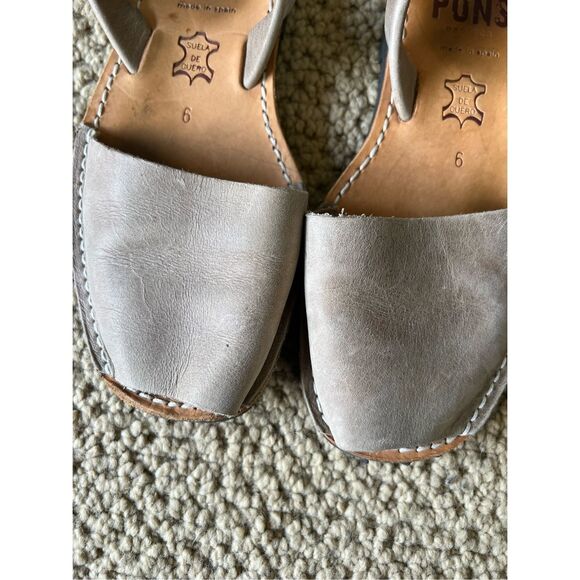 Pons Avarcas Sandals in Taupe - Picture 3 of 4